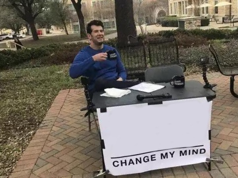 Change My Mind meme about Saranoni
